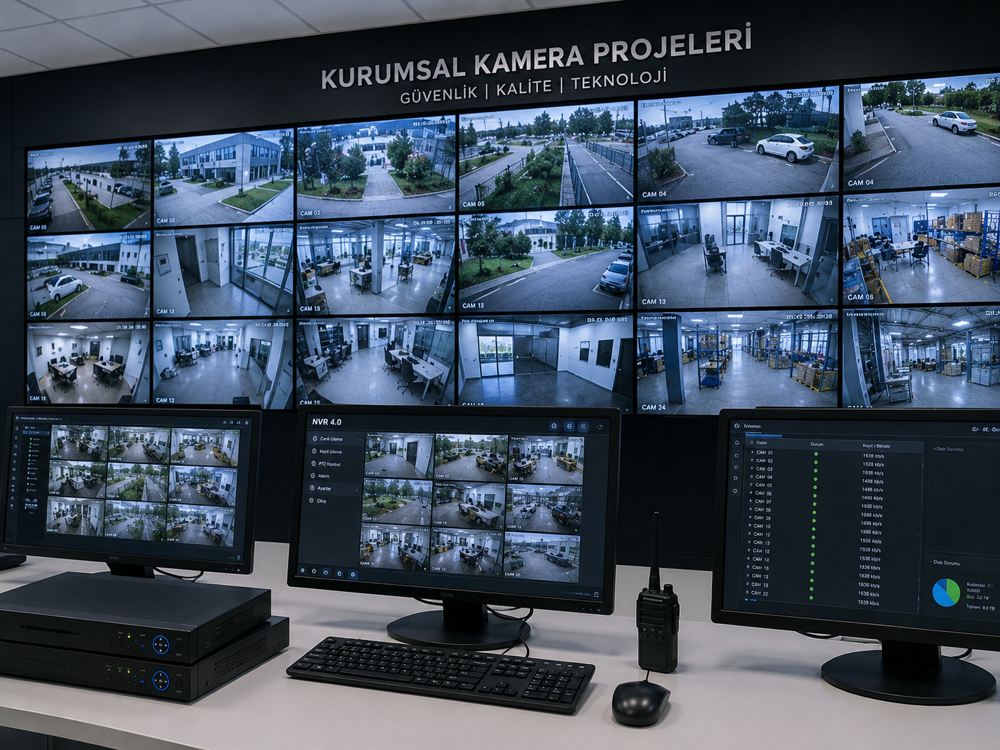 Fabrika Güvenlik Kamera Sistemi