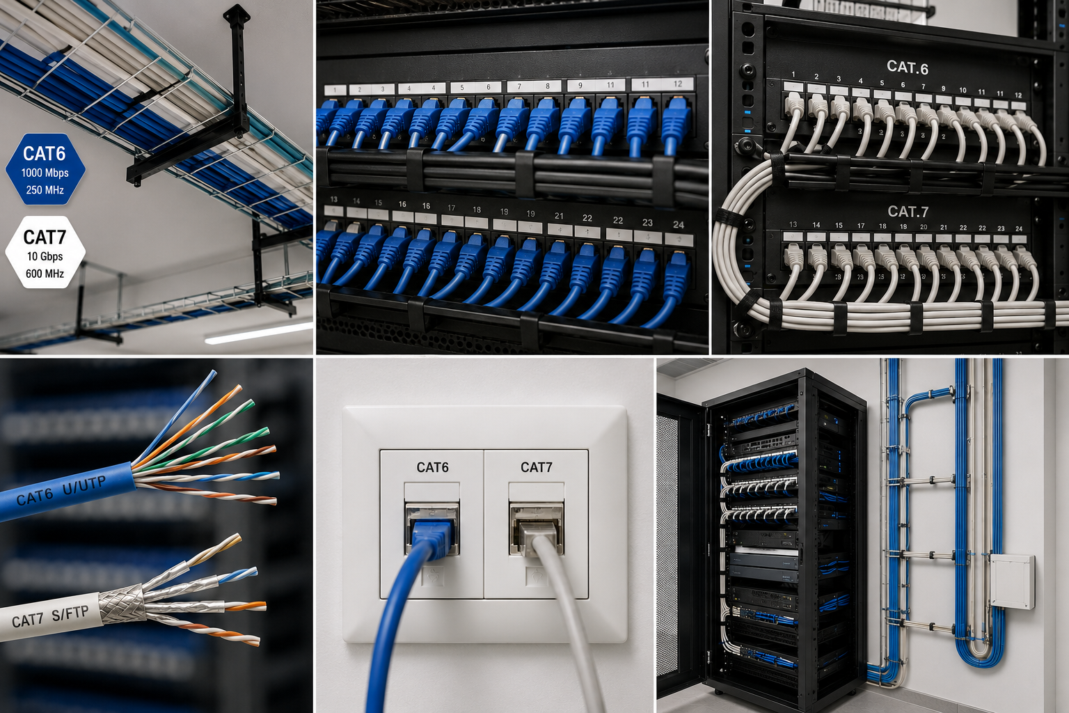 Cat6 Cat7 Yapısal Kablolama